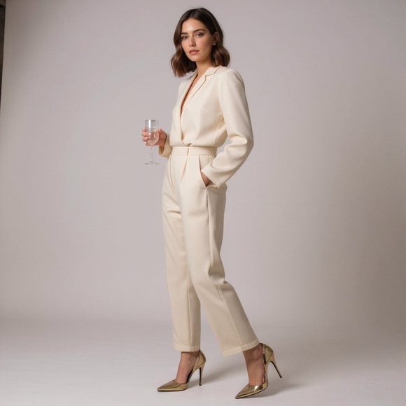 Giambattista Valli high heels Gold Leather Slingback Stiletto Heels - Picture 5 of 16